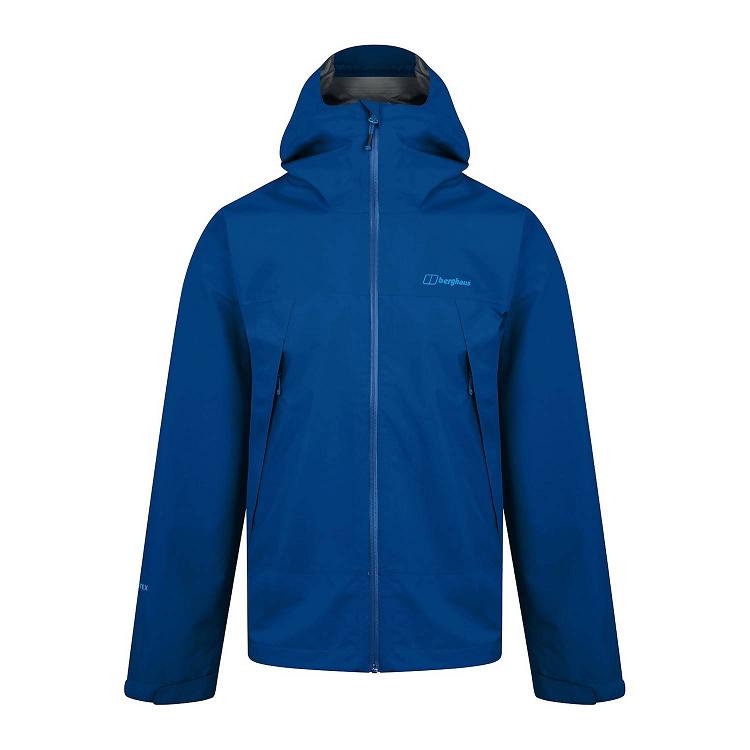 Pánska Nepremokavá Bunda Berghaus Gore Tex Paclite Dynak Modre Slovensko 1792UCHMQ
